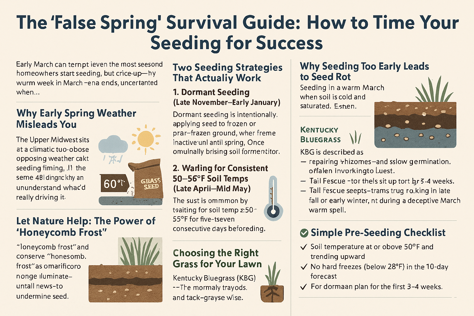 The “False Spring” Survival Guide: How to Time Your Seeding for Success